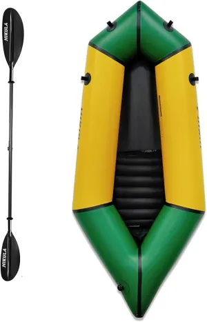 210 TPU Packraft Portable and Lightweight with 4 Pieces Aluminum Shaft Kayak Paddle, 230cm/90.5''