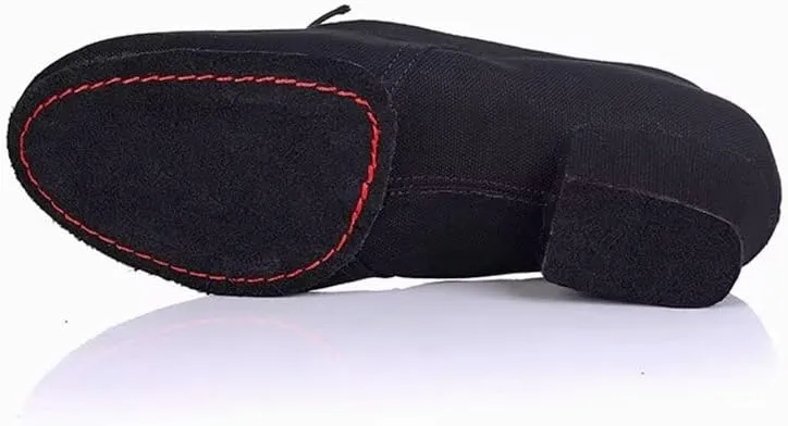 3cm Mid Heel Women Lightweight Canvas Dance Shoes for Yoga Ballet Exercise