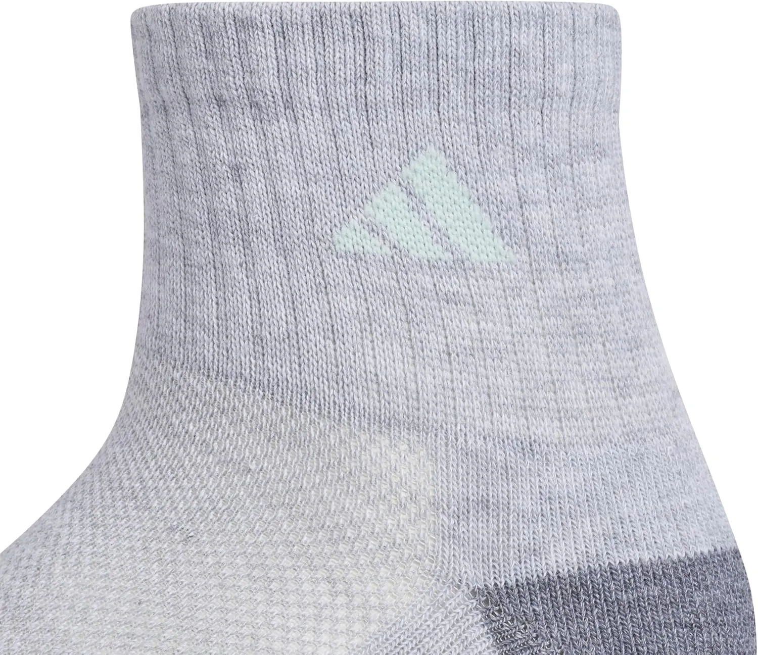 adidas Unisex-Kid's Athletic Cushioned Quarter Socks (6-Pair) for Boys and Girls, Above The Ankle Fit, Durable Fabric