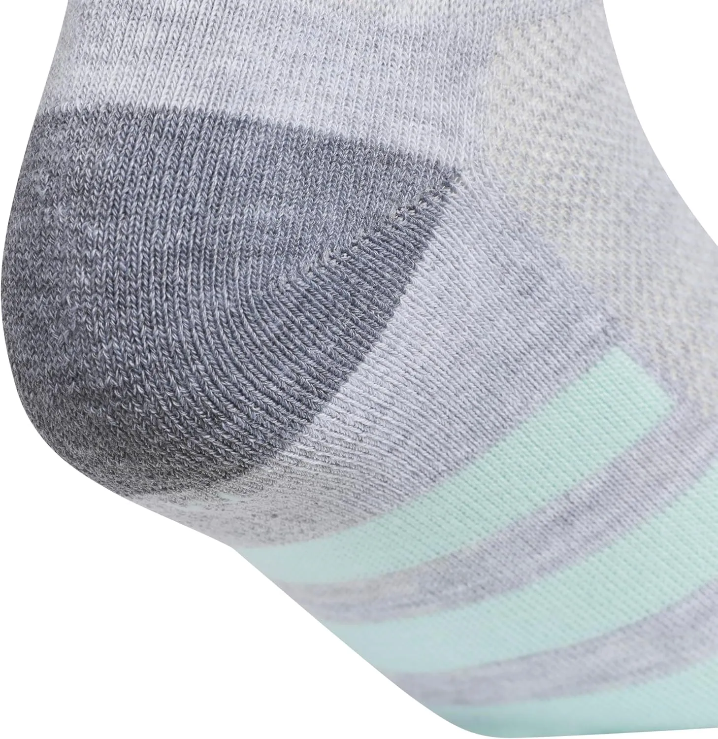 adidas Unisex-Kid's Athletic Cushioned Quarter Socks (6-Pair) for Boys and Girls, Above The Ankle Fit, Durable Fabric