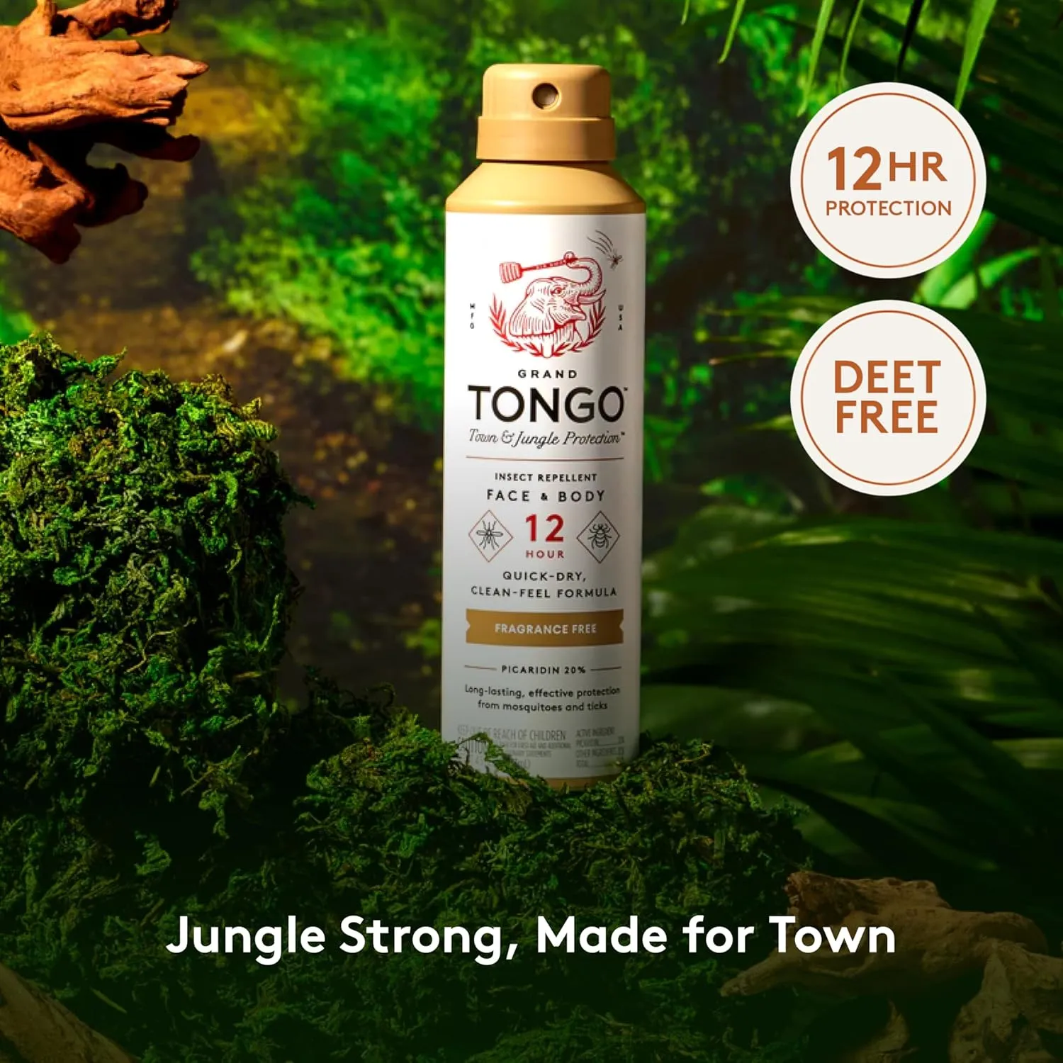 DEET-Free Insect Repellent, The 12 Hour Protection, DEET Alternative  Fragrance Free