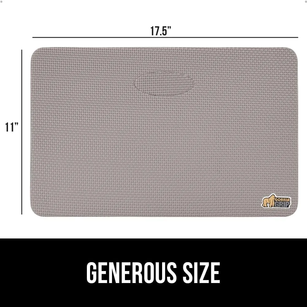 GORILLA GRIP Extra Thick Patent Pending Garden Kneeling Pad, Supportive Soft Foam Knee Cushioning for Gardening, Water Resistant Construction, Bathing Baby, Workout Supplies, Lightweight