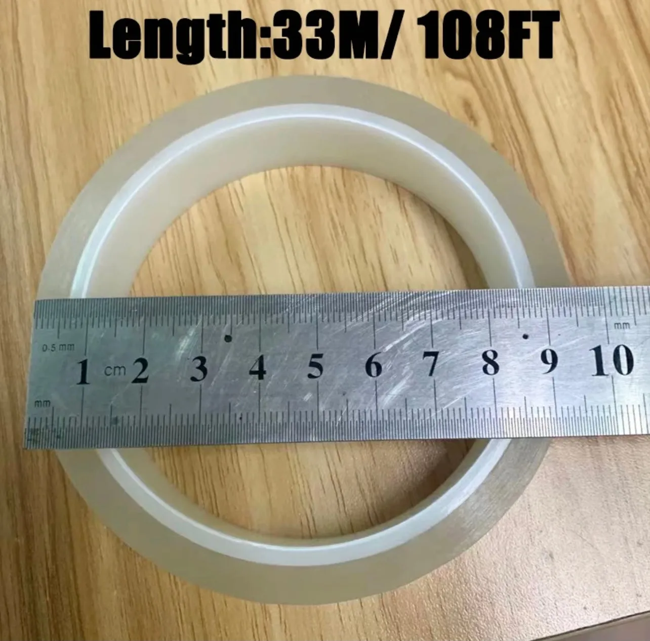 HEAT RESISTANT TAPE CLEAR 33M