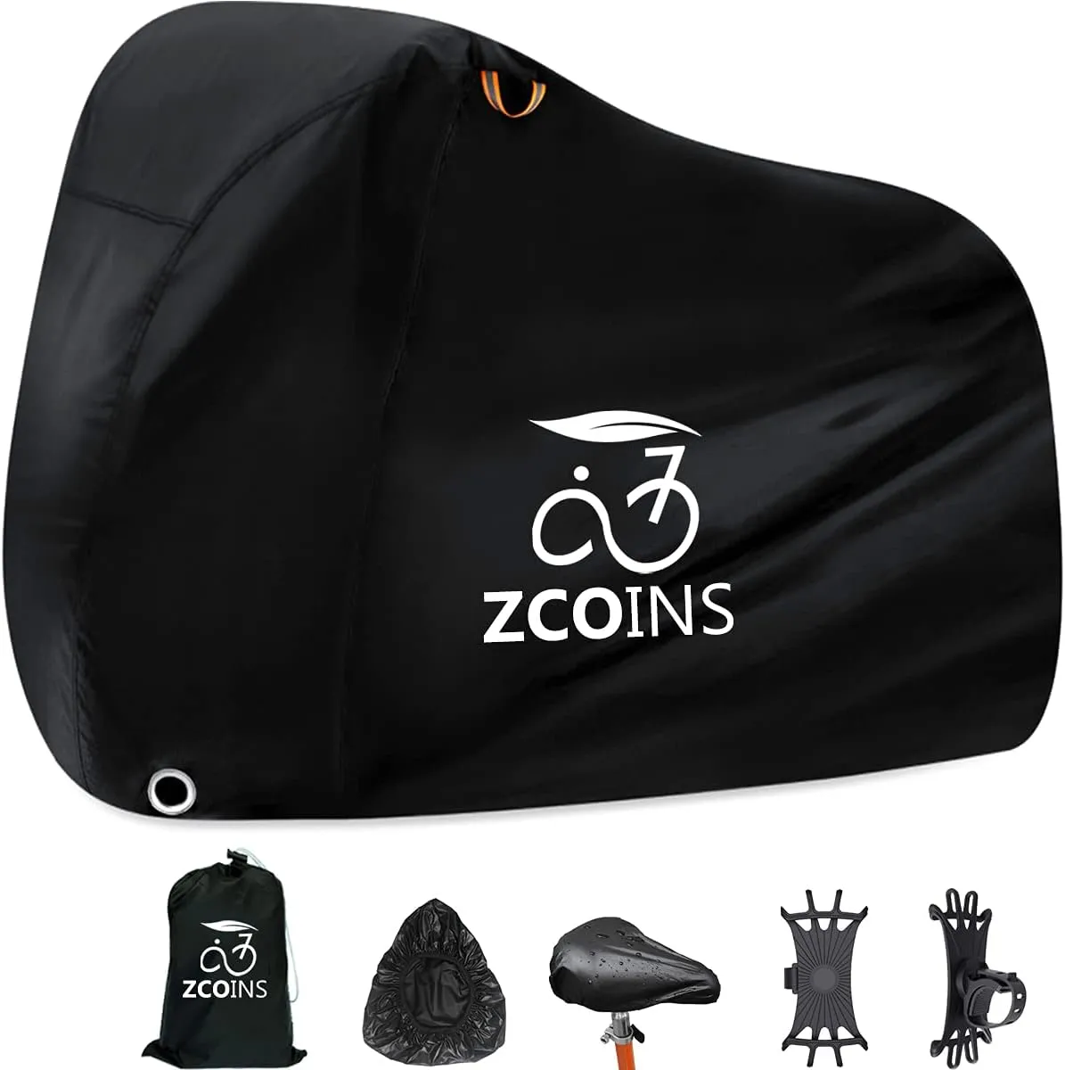 High-Density Waterproof Bike Cover for 1 or 2 Bikes, 210D Lightweight Durable Bicycle Cover for Outdoor Storage, UV Resistant Dustproof Protection for Mountain Bikes, Includes Storage Bag