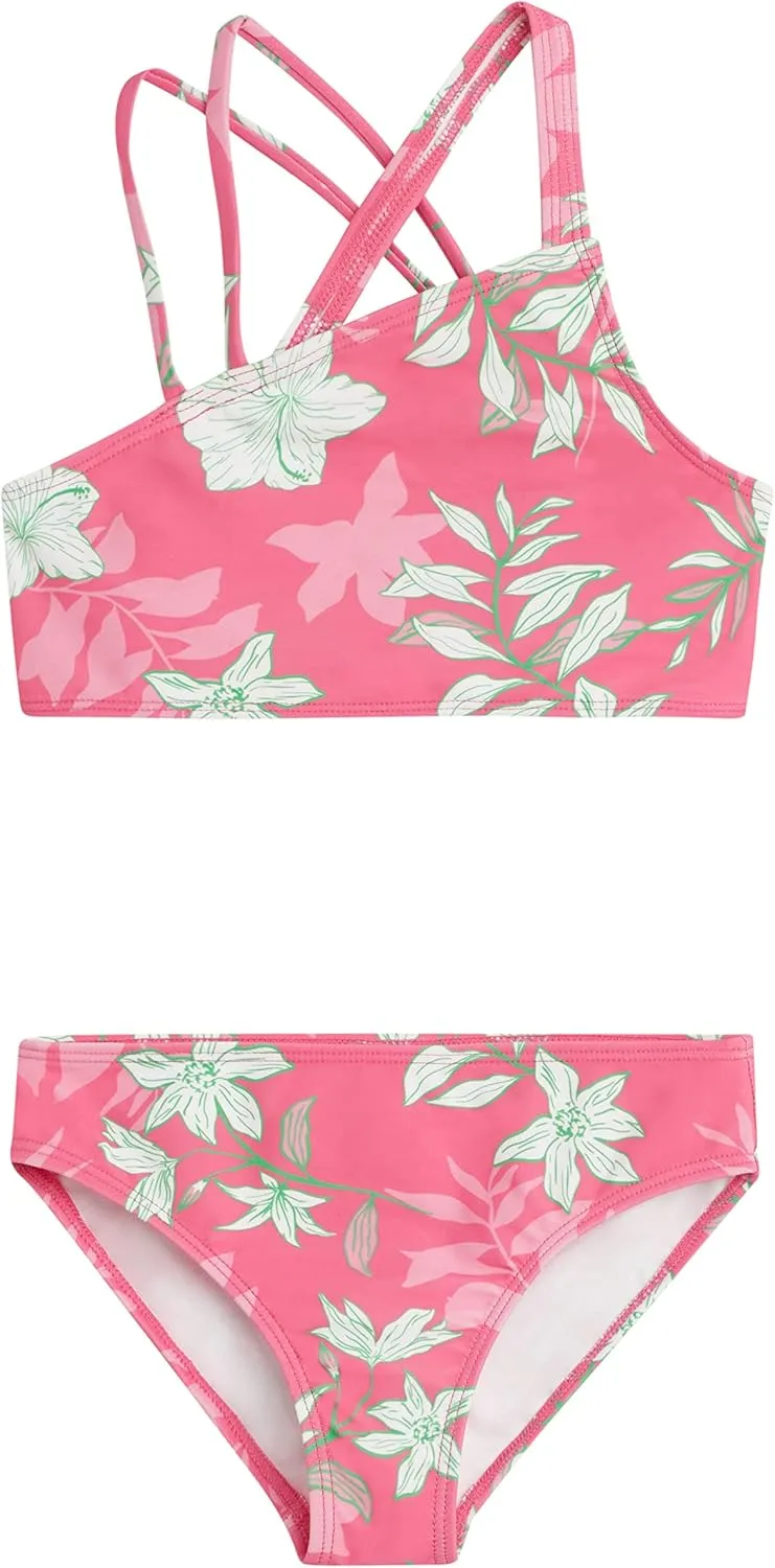 Kanu Surf Girls' Julia UPF 50 Beach Sport Angle Bikini