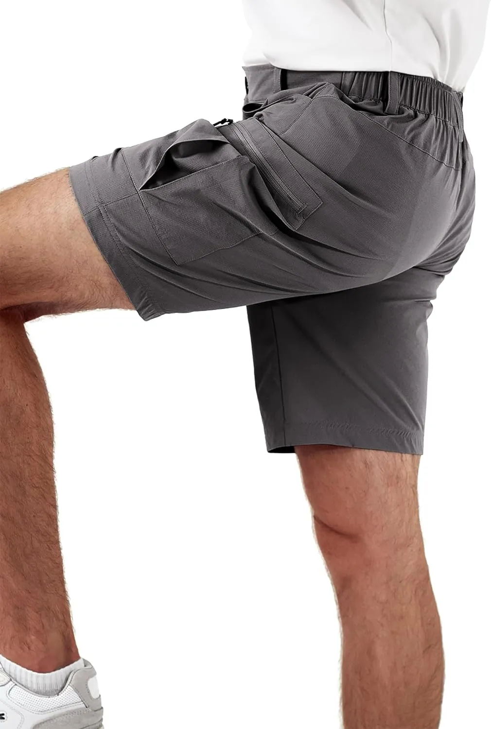 Mens Hiking Cargo Shorts Stretch Quick-Dry Outdoor Casual Work Shorts for Men Camping Fishing