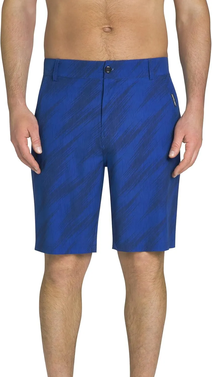 Pipeline Men's Hybrid Shorts 4 -Way Stretch Quick Drying Lightweight UPF 50  Protected Fabric Comfortable and Versatile