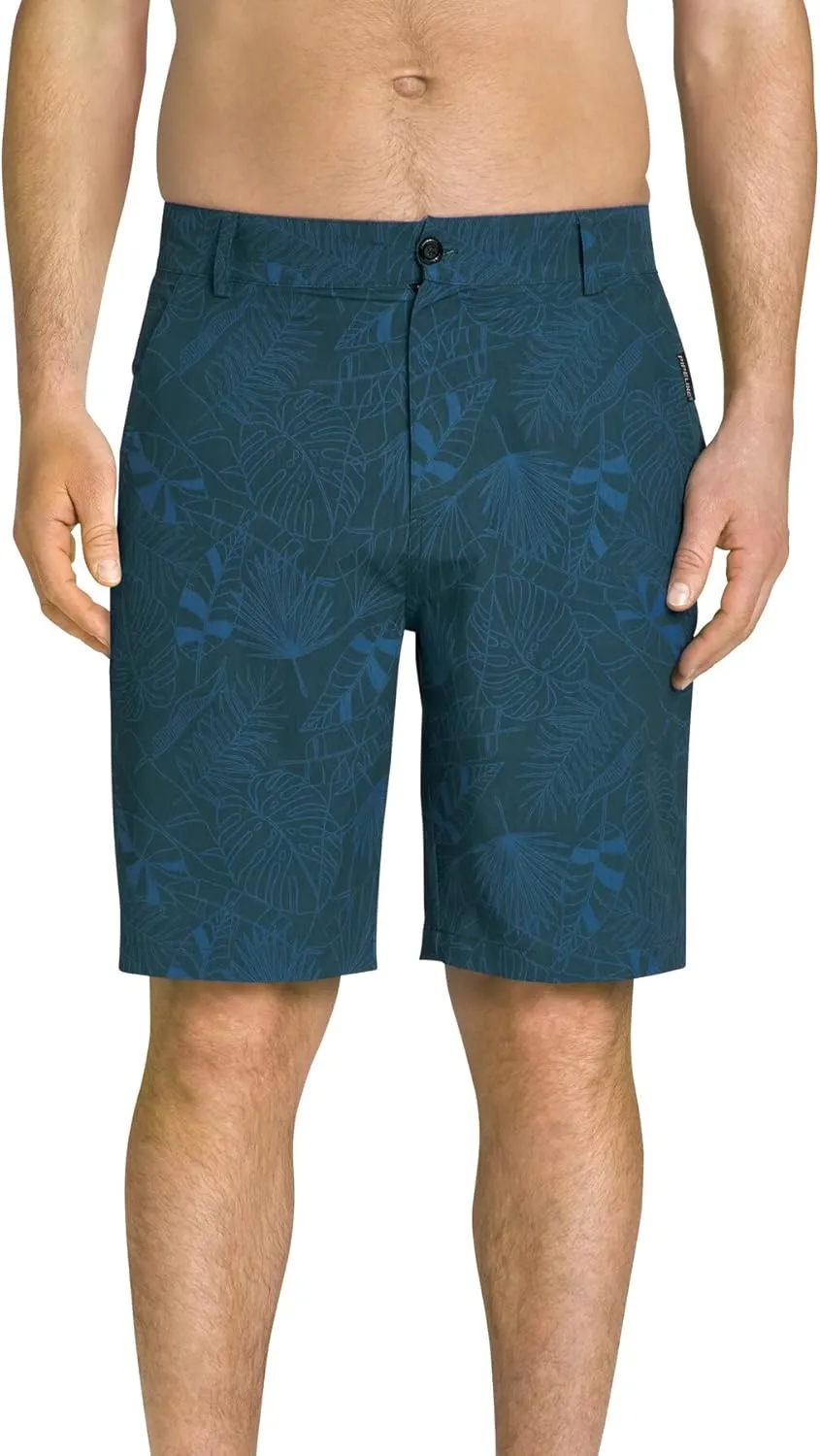 Pipeline Men's Hybrid Shorts 4 -Way Stretch Quick Drying Lightweight UPF 50  Protected Fabric Comfortable and Versatile