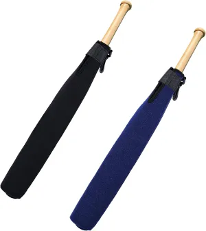 QCWN 2PCS Baseball Bat Sleeve Bat Warmer,Lightweight Baseball Bat Handle Protector Bat Cover,Softball Bat Sleeve Protector For Teens & Adults Sport.Softball Bat Accessories.