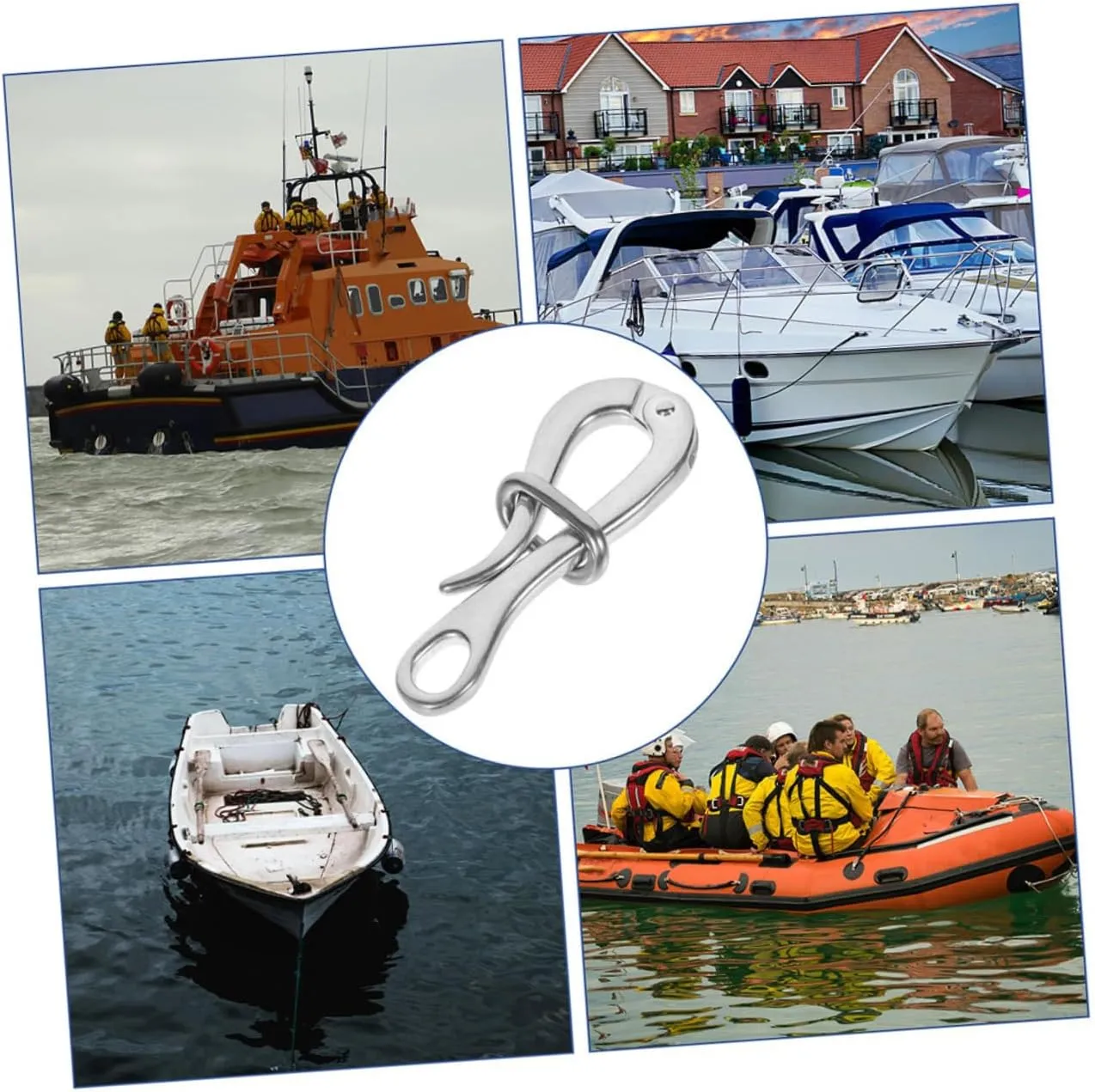 Quick Release Hook Sturdy Boat Hook Quick Release Boat Hook Sailing Boat Yacht Hook Stainless