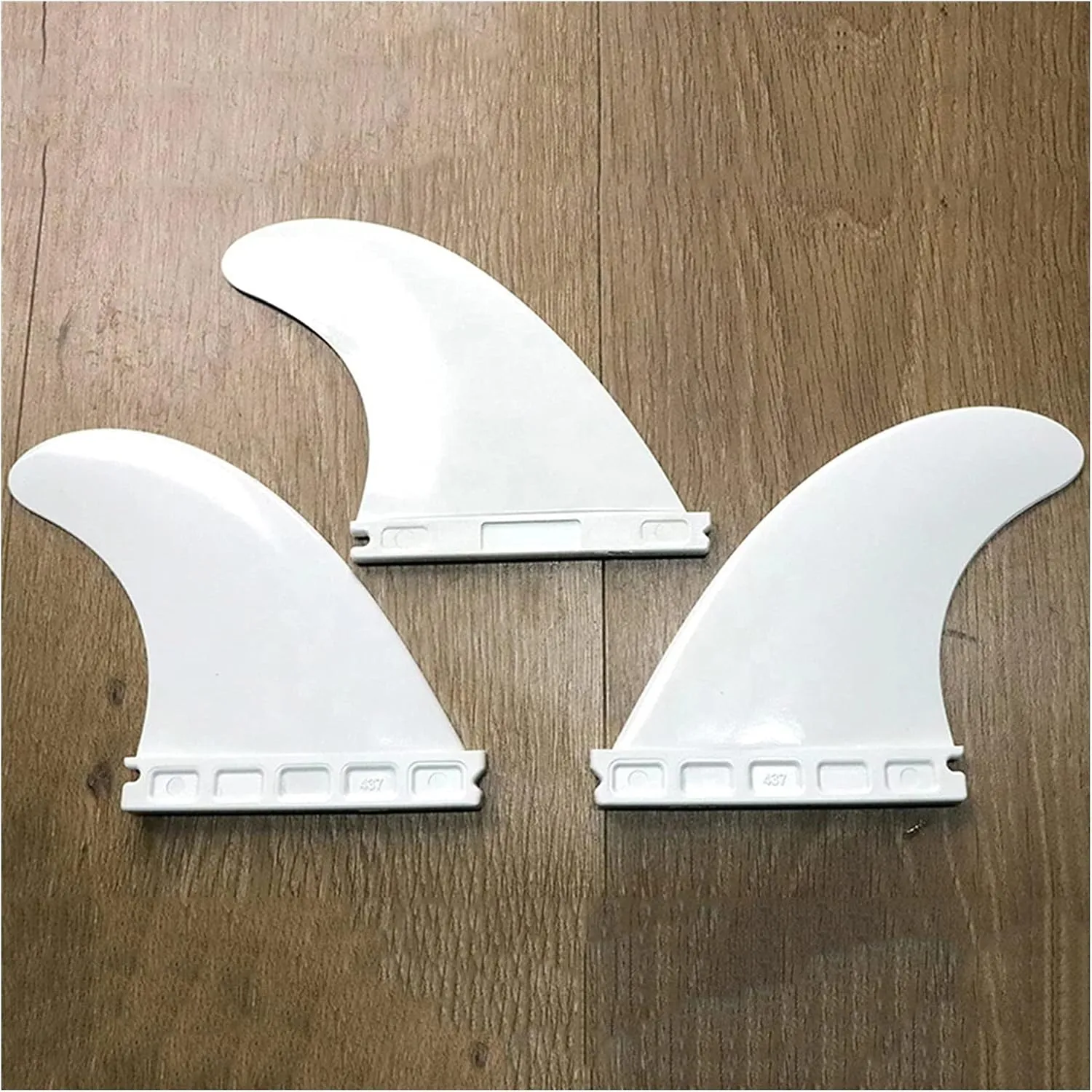 Surfboard Tail Thruster 3Pcs/Set Fins Thruster White Medium Fins Paddle Board Fin Surfing Accessories for Surfboard Modification (Color : White 3pcs)