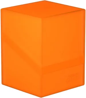 Ultimate Guard Boulder 100  Classic, Deck Case for 100 Double-Sleeved TCG Cards, Topaz, Secure & Durable Storage for Trading Card Games, Soft-Touch Finish